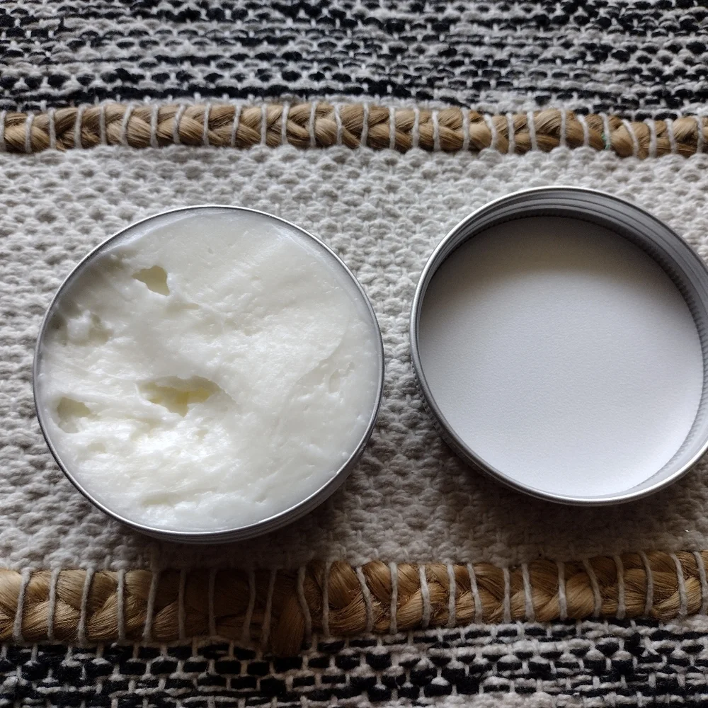 Discounted Homemade 100% Organic Whipped Tallow Body Balm 4oz container